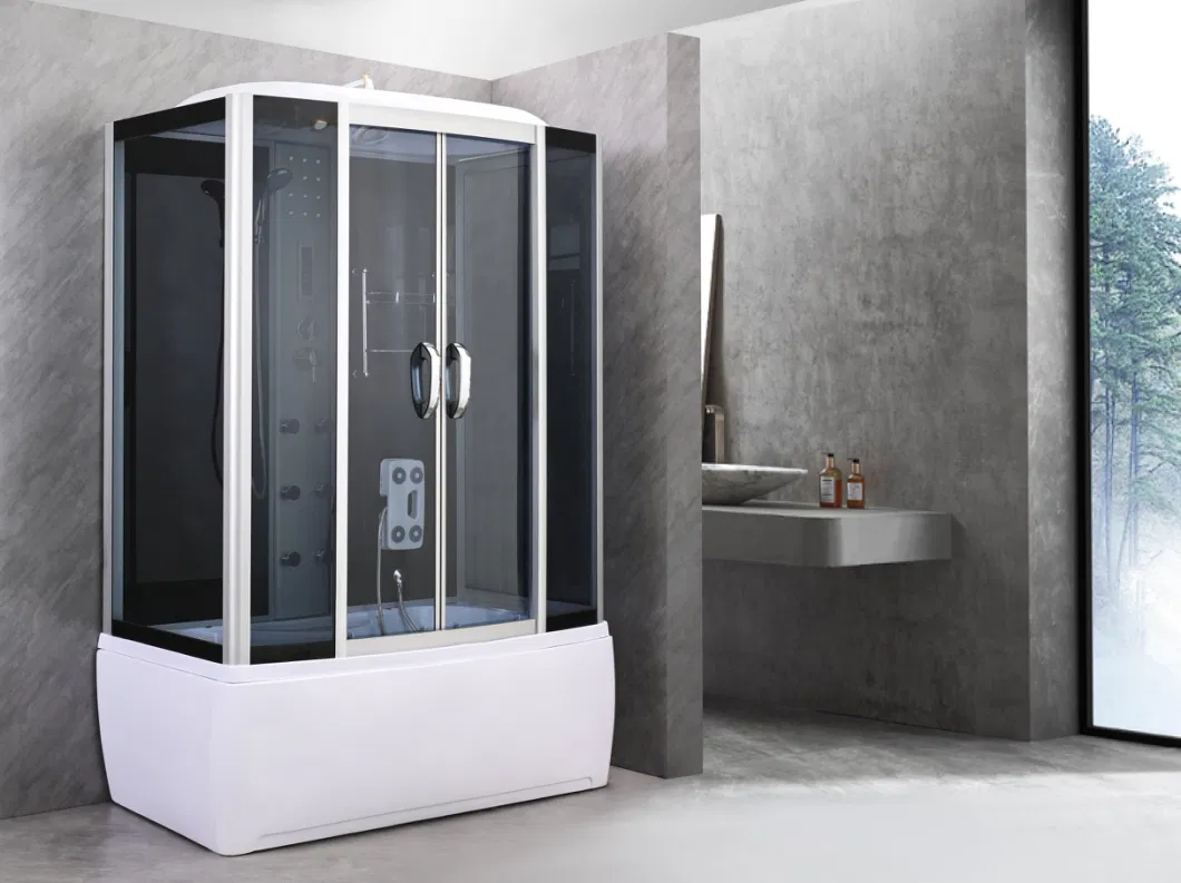 Big Size Rectangular Steam Massage Shower Room Computer Remote