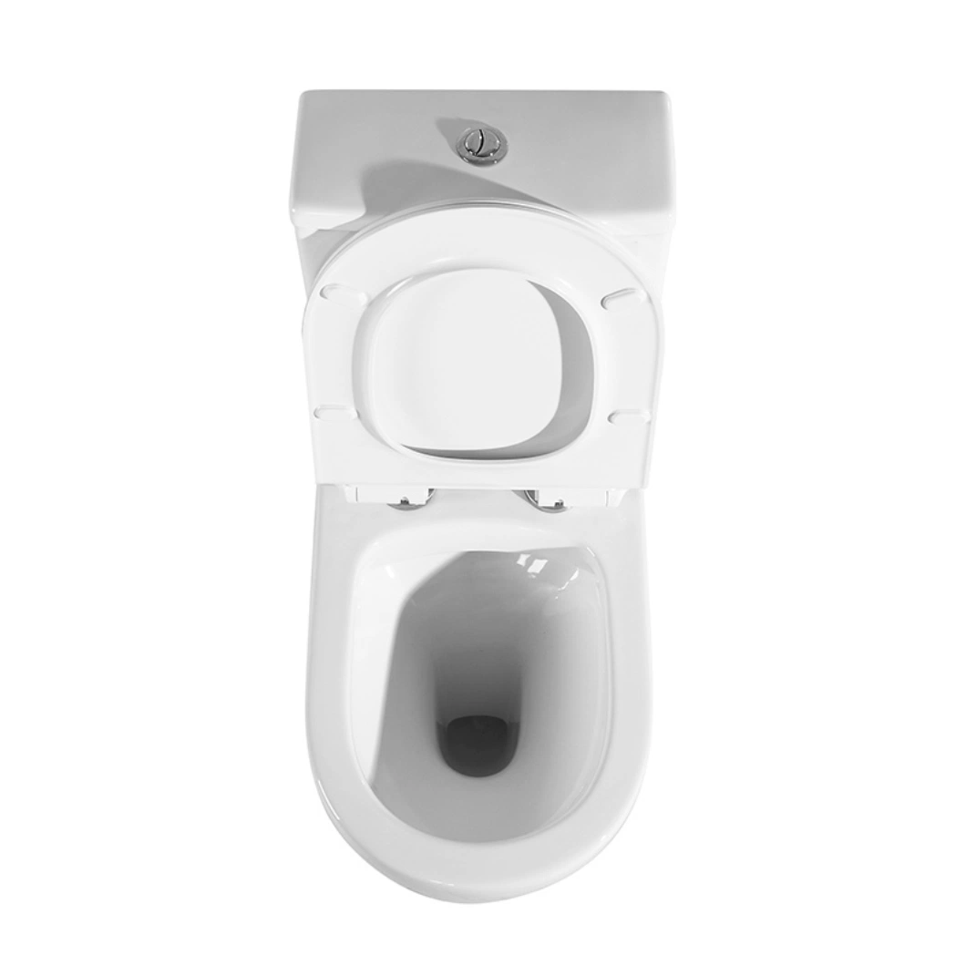 Australian Standard Water Mark P-Trap Bidet Bathroom Ceramic Sanitary Ware Two Piece Washdown Wc Water Closet Toilet with Toilet Set Bowl Seat Cover