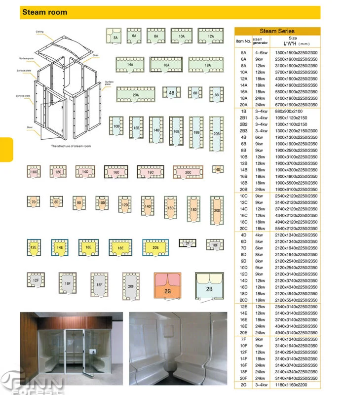 Made in China 4b Steam Shower Room