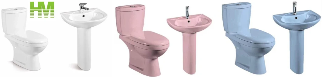 Competitive Price Two Pieces Ceramic Twyford Toilet for Africa and MID East